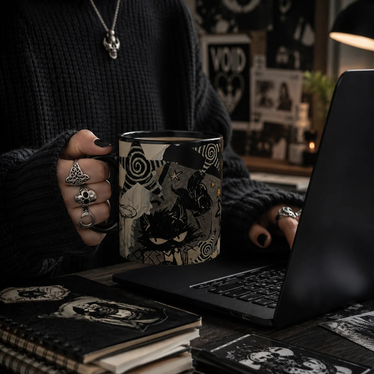 Alt Grunge Cat Mug