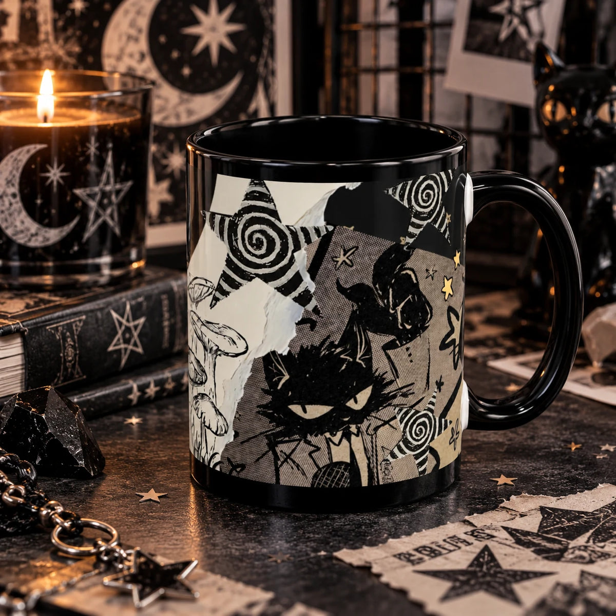 Alt Grunge Cat Mug