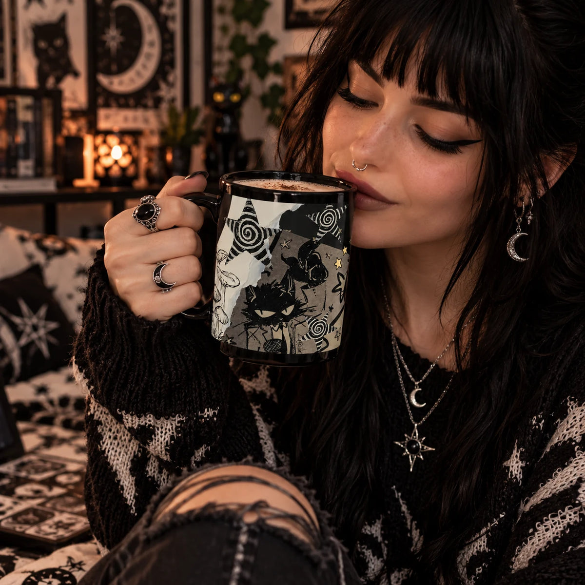 Alt Grunge Cat Mug